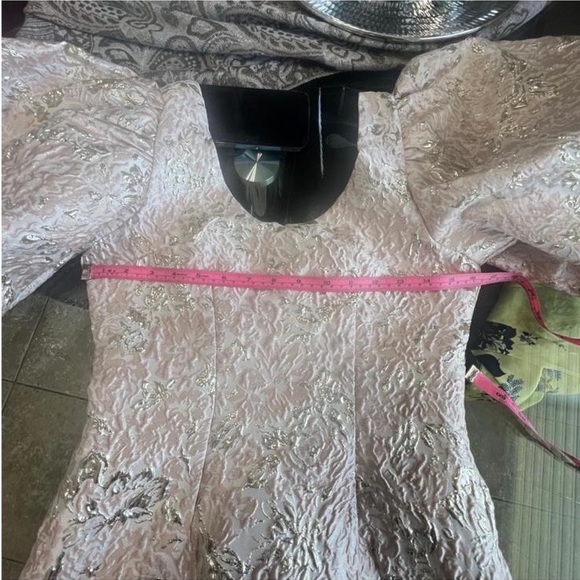 Free People Sister Jane Cream Lace Mini Dress with Puff Sleeves - Picture 5 of 5